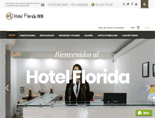 Tablet Screenshot of hotelfloridamedellin.com